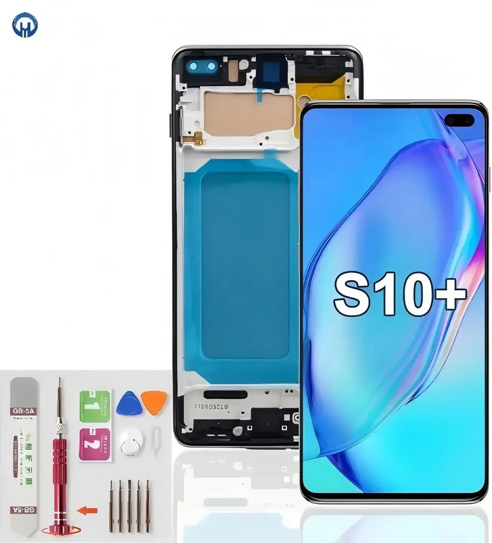 schermo-lcd-tft-nero-con-cornice-per-samsung-galaxy-s10-plus-g975-assemblaggio-touch-screen-e-digitalizzatore-schermo-non-curvo
