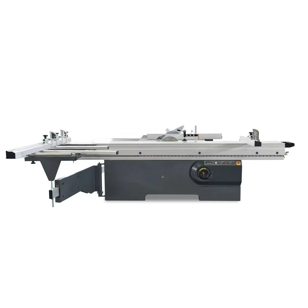 New Design 3200mm Cutting Length Sliding Table Saw with Double Saw Blades