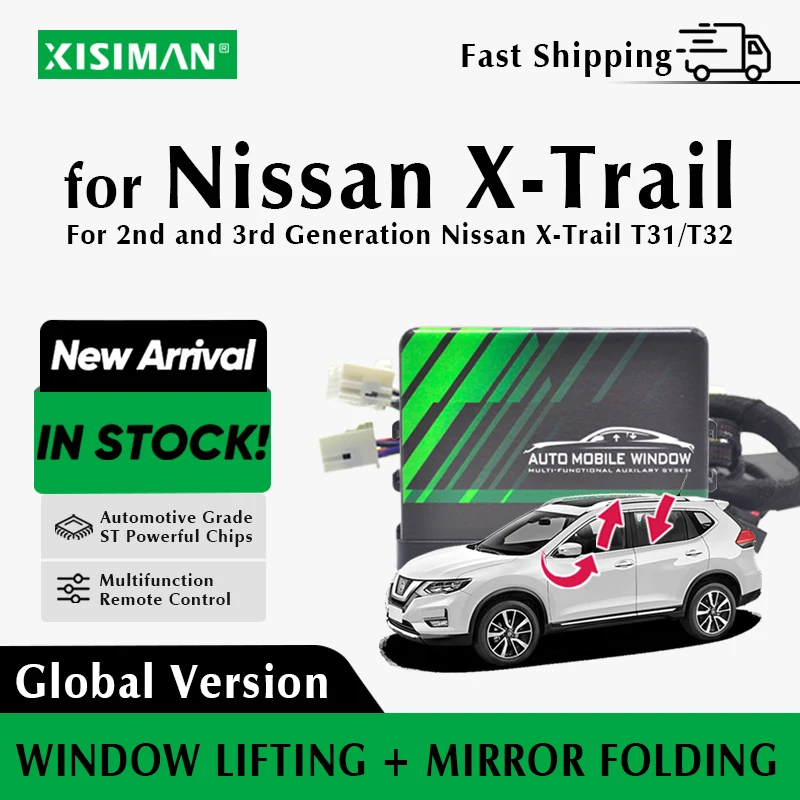 

For Nissan X-Trail T31 T32 Window Lifter And Side Mirror Folding Car Power Window Closer Intelligent System Accessories