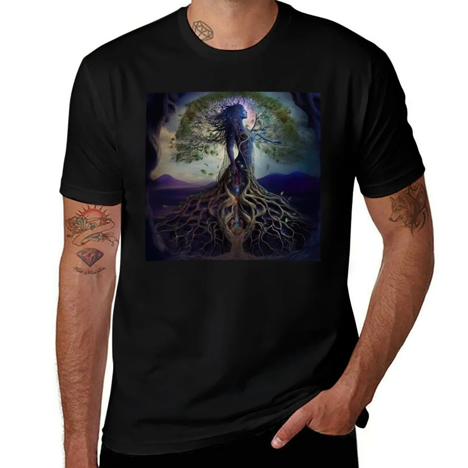 

Tree Goddess Series, Dryad, Devotion T-Shirt t shirt man luxury t shirts for man slim fit t shirts for man pack white T-Shirt