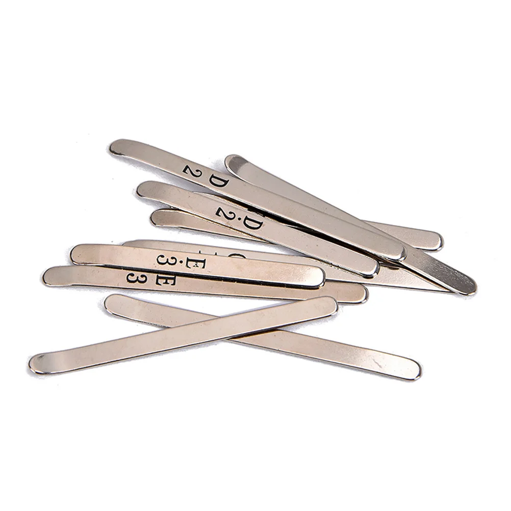 

1Set High Quality Steel Key for Thumb Piano 10 Note Kalimba Mbira Replacement Metal Sound Plates Easy to Install Silver