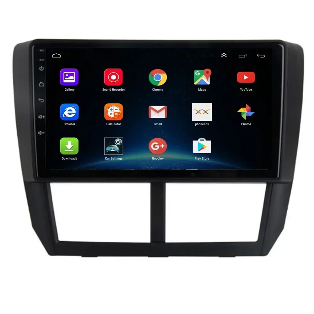 2 Din Android 13 Car Stereo Radio DVD GPS Multimedia Video Player 5G WiFi Cam DSP Carplay For Forester 2008-2012