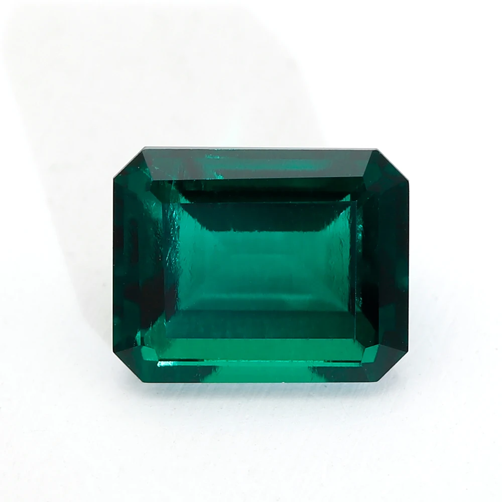

Premium Hydrothermal Zambian Lab-Grown Emeralds | Hand-Cut Emerald Cut Loose Gemstones with AGL Certification for Fine Jewelry