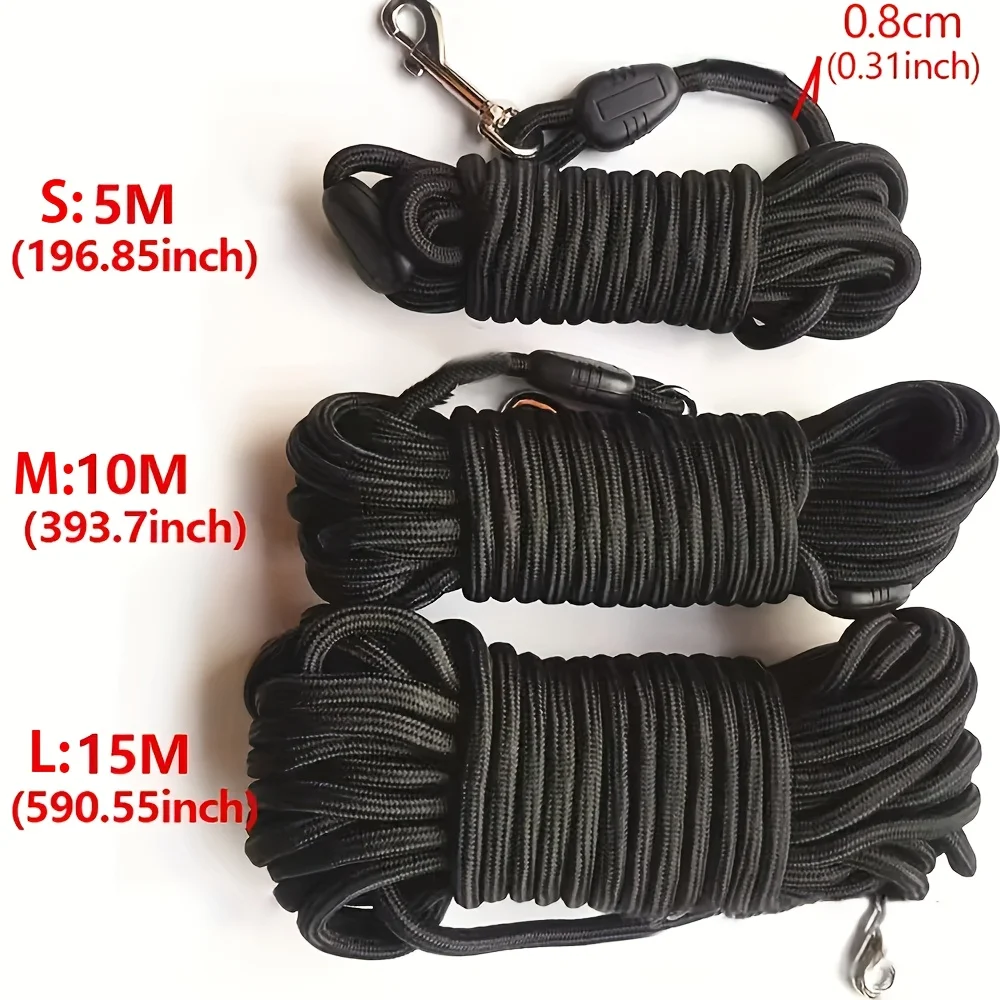 1pc Bundle Anti-tangle Dog Leash - ergonomic handle and adjustable strap, suitable for all kinds of dogs outdoor walking