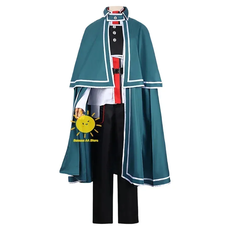 CyAnime Sylphiette Cosplay Mushoku Tensei Reincarnazione senza lavoro Costume Cosplay Sylphy Uniforme Mantello Parrucca Festa di Halloween Cos Wom