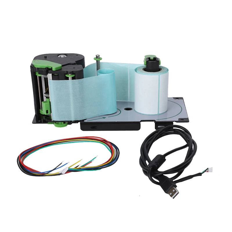 78mm Embedded Thermal Label Printer Module with USB and RS232 Interfaces and Sticker Printing and Peeling Function