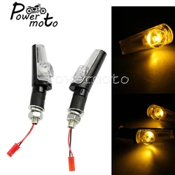 For Harley Honda Yamaha Honda Suzuki Kawasaki Motorcycle Motorbike Turn Signal Light Amber Indicator Flasher Blinker Universal