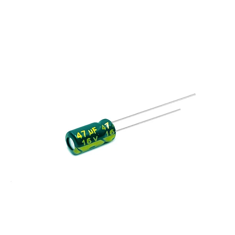 335pcs 16V 47uF Electrolytic Capacitor High Frequency Low ESR Long Life Green Gold 4x7mm for Power Supply