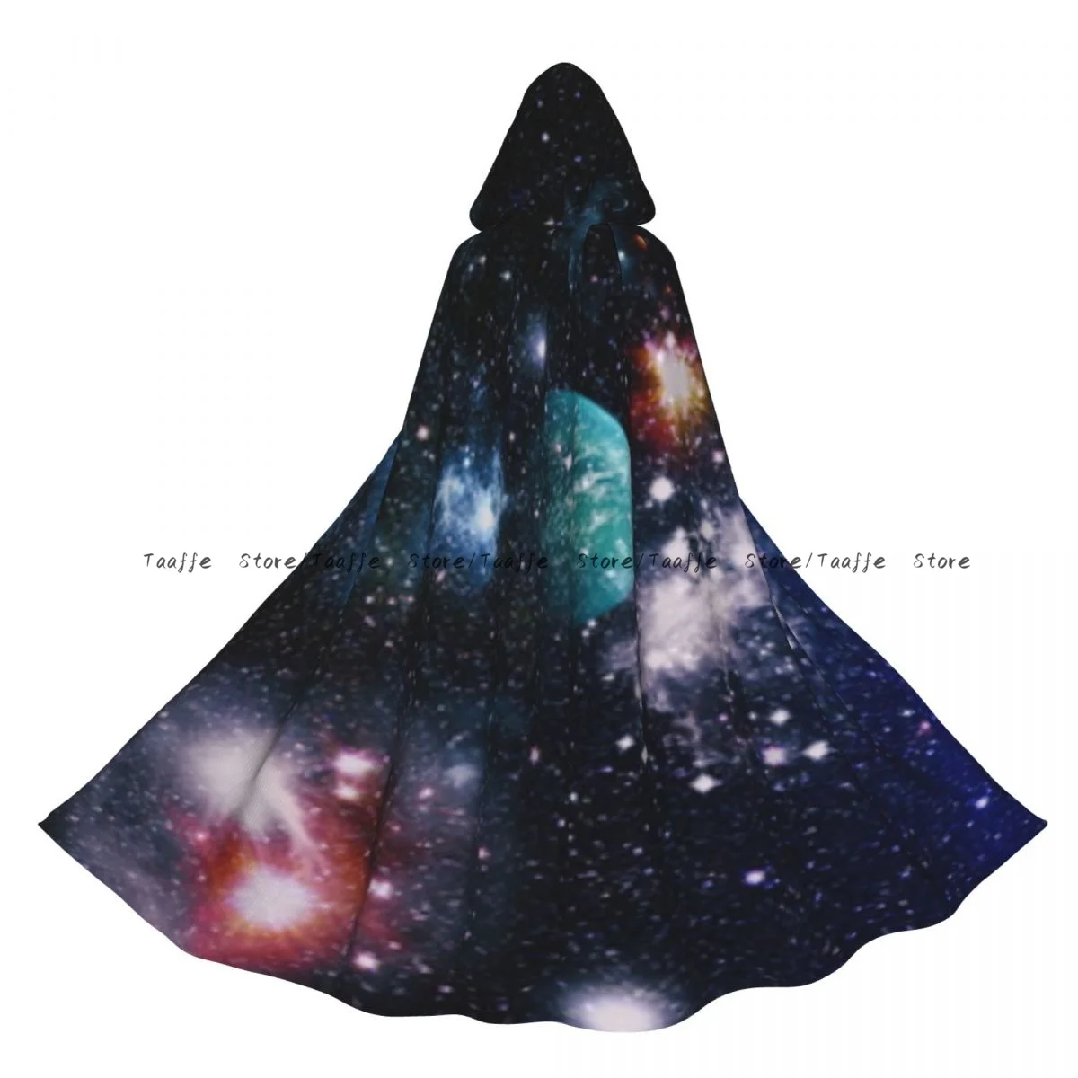 

Взрыв Супернова Звезда Туманность Плащ Ведьмы С Капюшоном Косплей Костюм Хэллоуин Взрослый Длинная Вечерняя Накидка