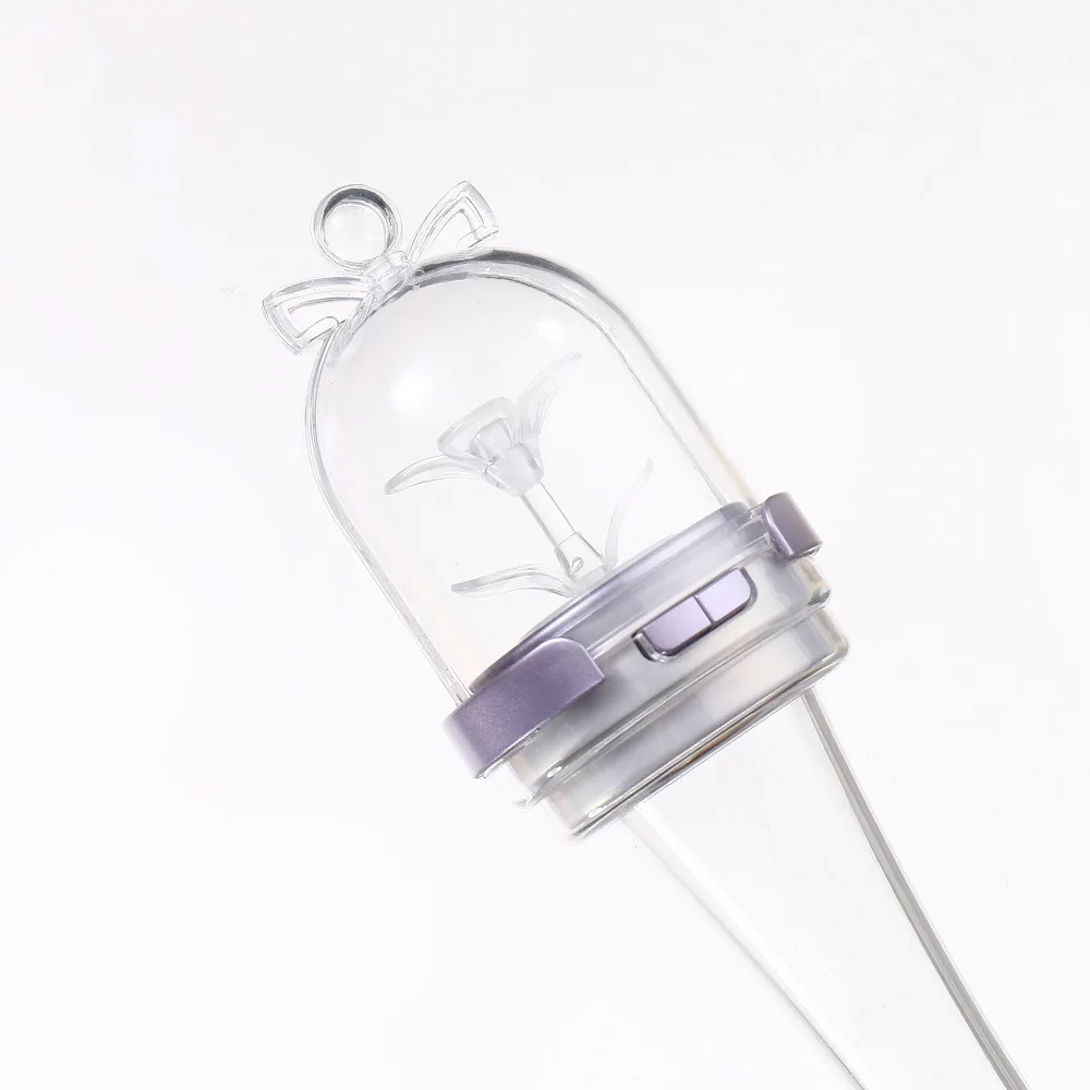 Kpop Idol ILLIT عصا دعم صغيرة رسمية سلسلة مفاتيح إضاءة يدوية صغيرة مجهزة بفتيلين MINJU MOKA IROHA WONHEE هدايا المشجعين