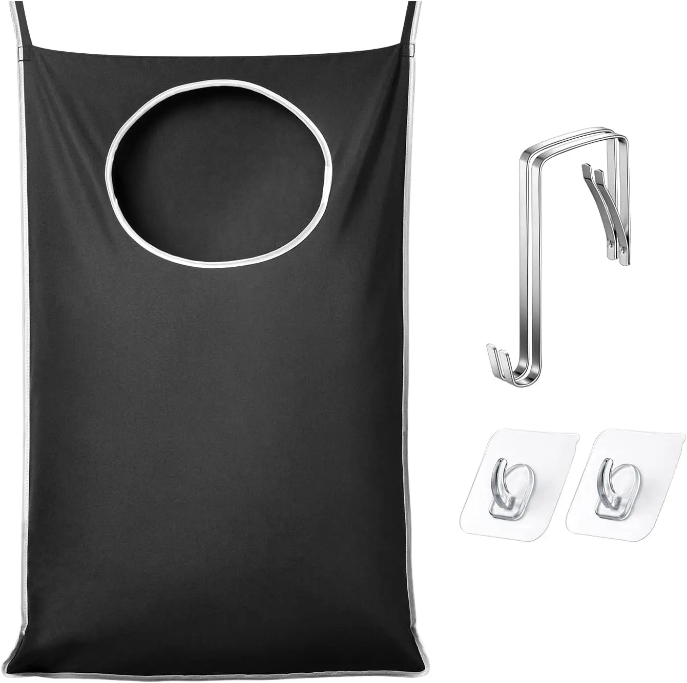 Large Waterproof Laundry Basket Foldable, Hanging Laundry Bag-Multi-Purpose Storage for Bathroom, Laundry Room