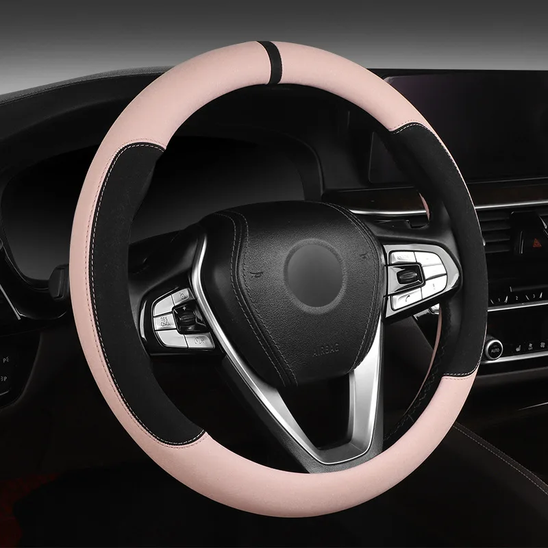 For Nissan Car steering wheel cover anti slip and sweat absorbing steering wheel handle cover breathable all season universal