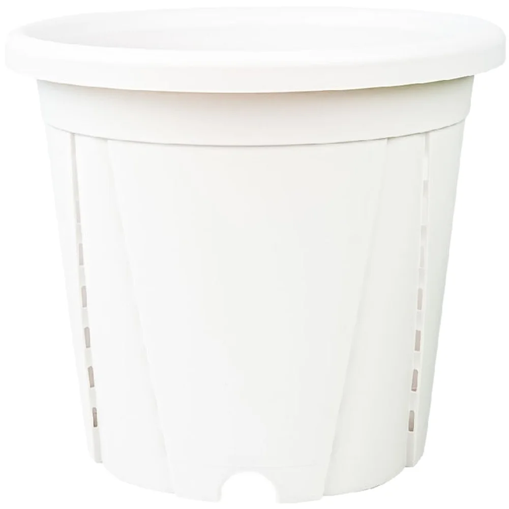 5 Resin Air Pruning Flower Pots with Tray for Balcony Gardening Designed to Promote Aeration Reduce Risk and Aid Growth