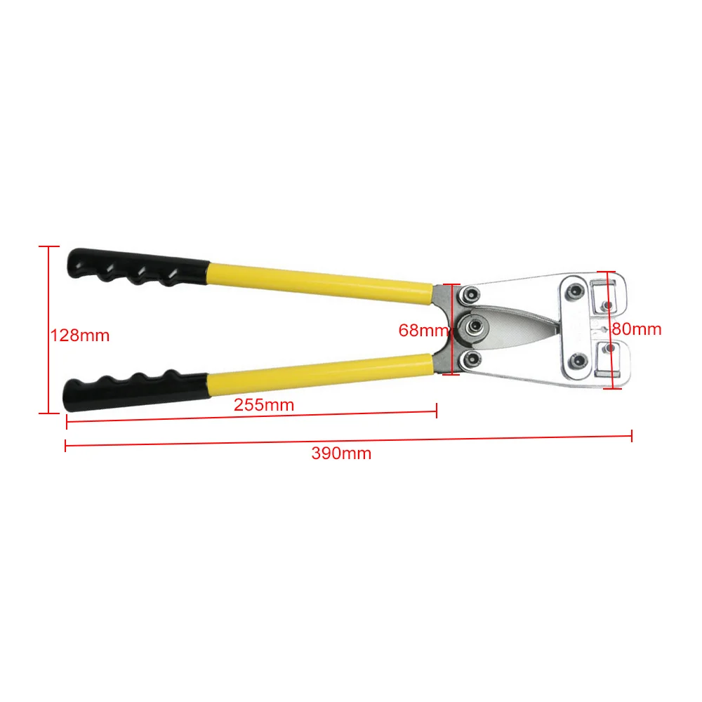 Imagem -06 - Terminal Portátil Cabo Ferramenta de Friso Terminais Profissionais Crimper Plier Handle Cutter Tools Hy0650a 70 Pcs