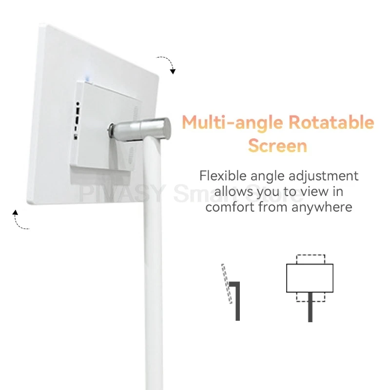 人気の 24 インチスマートディスプレイ Lcd タッチスクリーン Android 6G + 128G ポータブルスマートテレビ屋内会議モバイルテレビジムゲームライブ用