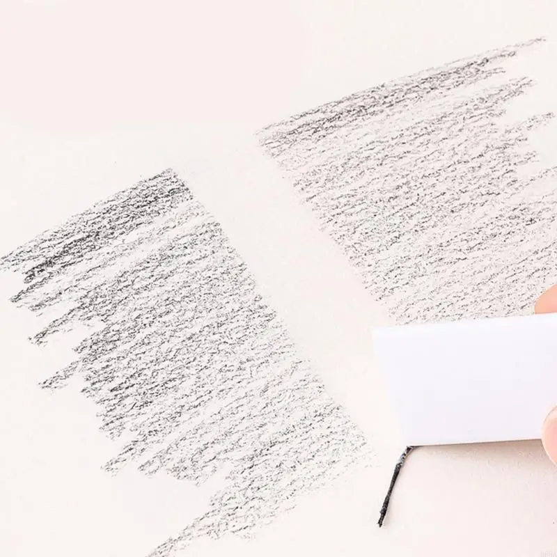 学生や専門家向けの人間工学に基づいた三角形の消しゴム 7 個セット