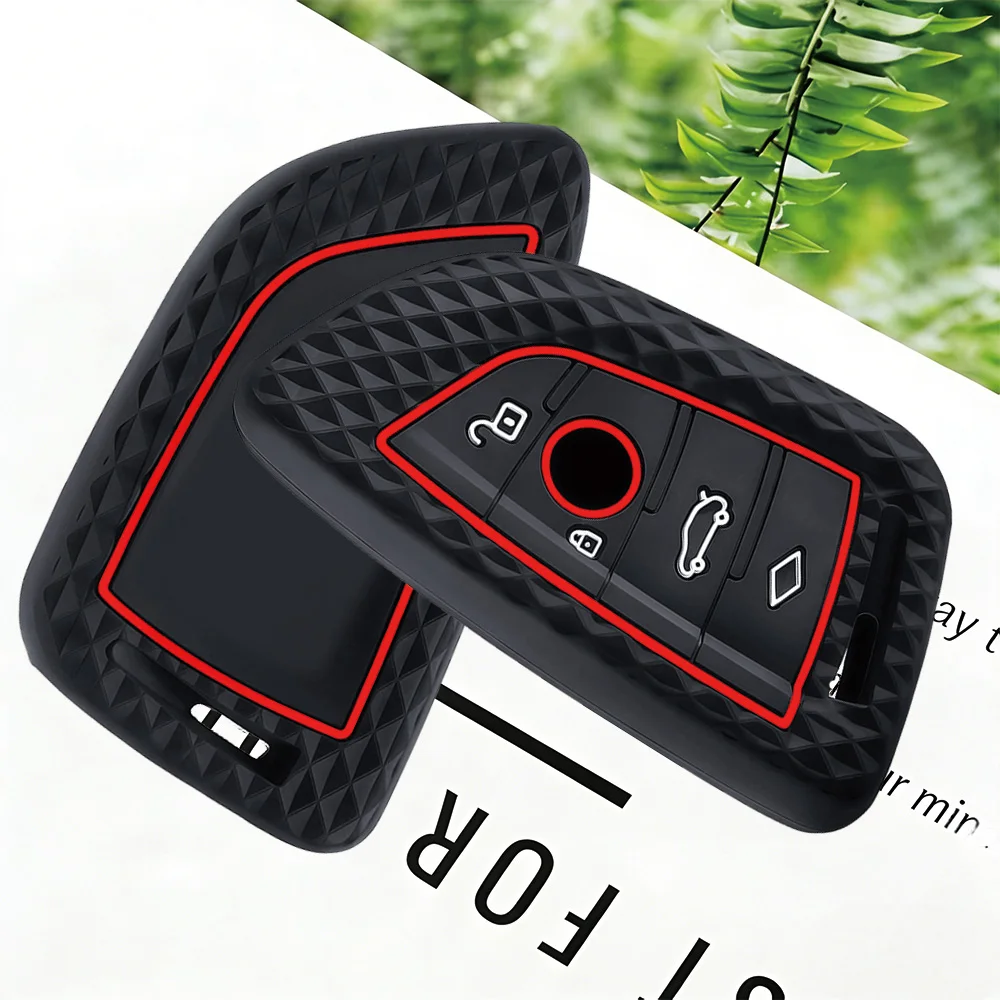Silicone Car Key Case Cover Shell Fob for BMW F30 F31 F32 F34 F20 F21 F07 F10 1 3 5 7 Series X1 X3 G01 X4 G02 X5 F15 F16 M3 M4