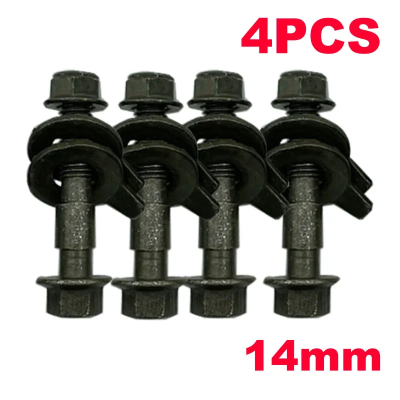 4PCS/SET 14mm 10.9 Steel Wheel Alignment Camber Bolt Eccentric Screw Car Adjustment Repair Tools