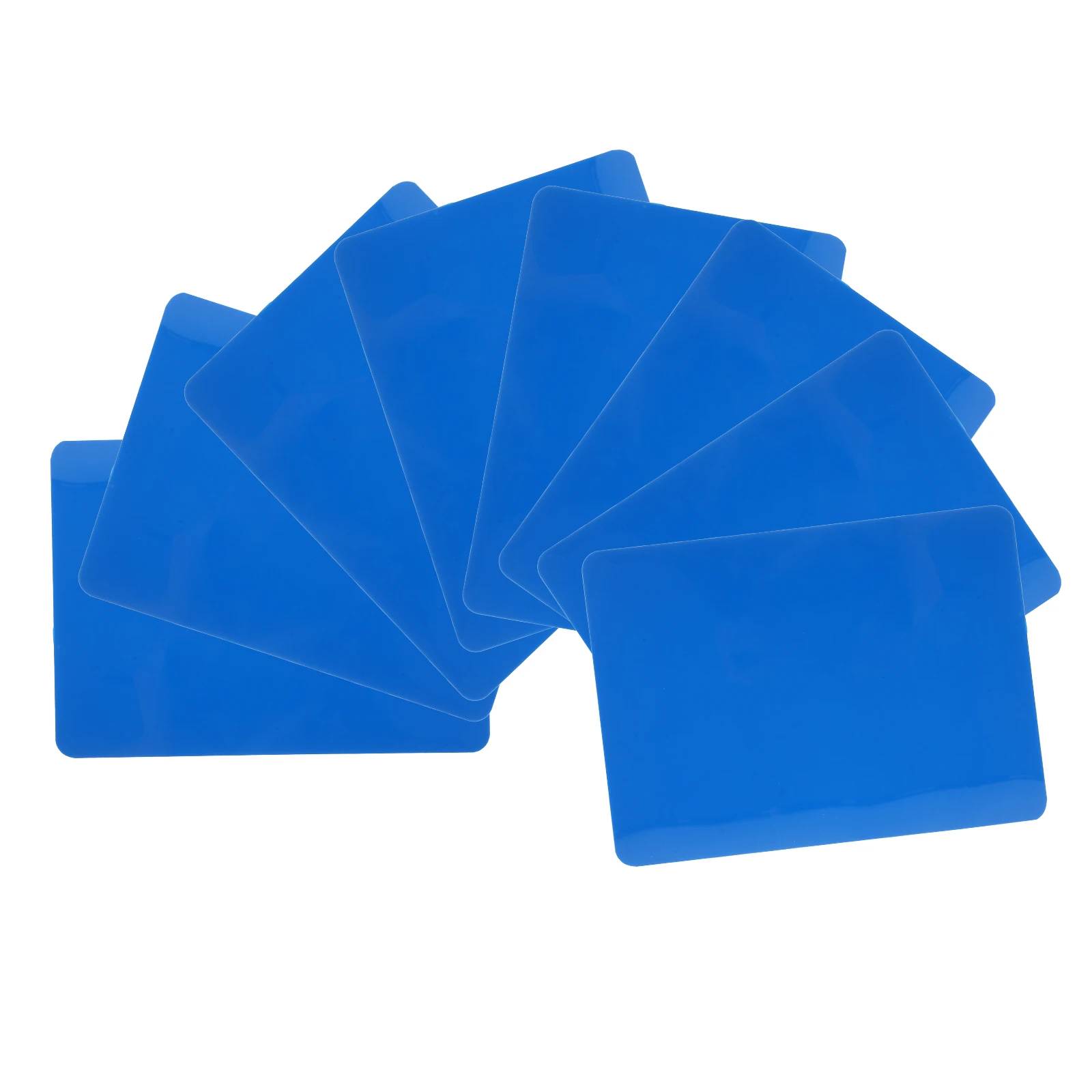 

8pcs Mahjong Automatic Machine Blue Travel Arranger Tray Board Tile Card Mixer Pusher Domino Blocks Game Accessories