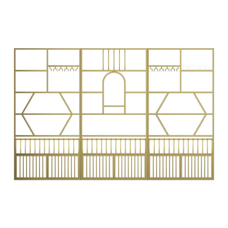 Winery cellar floor-to-ceiling famous display stand store commercial Baijiu display cabinet Office red rack