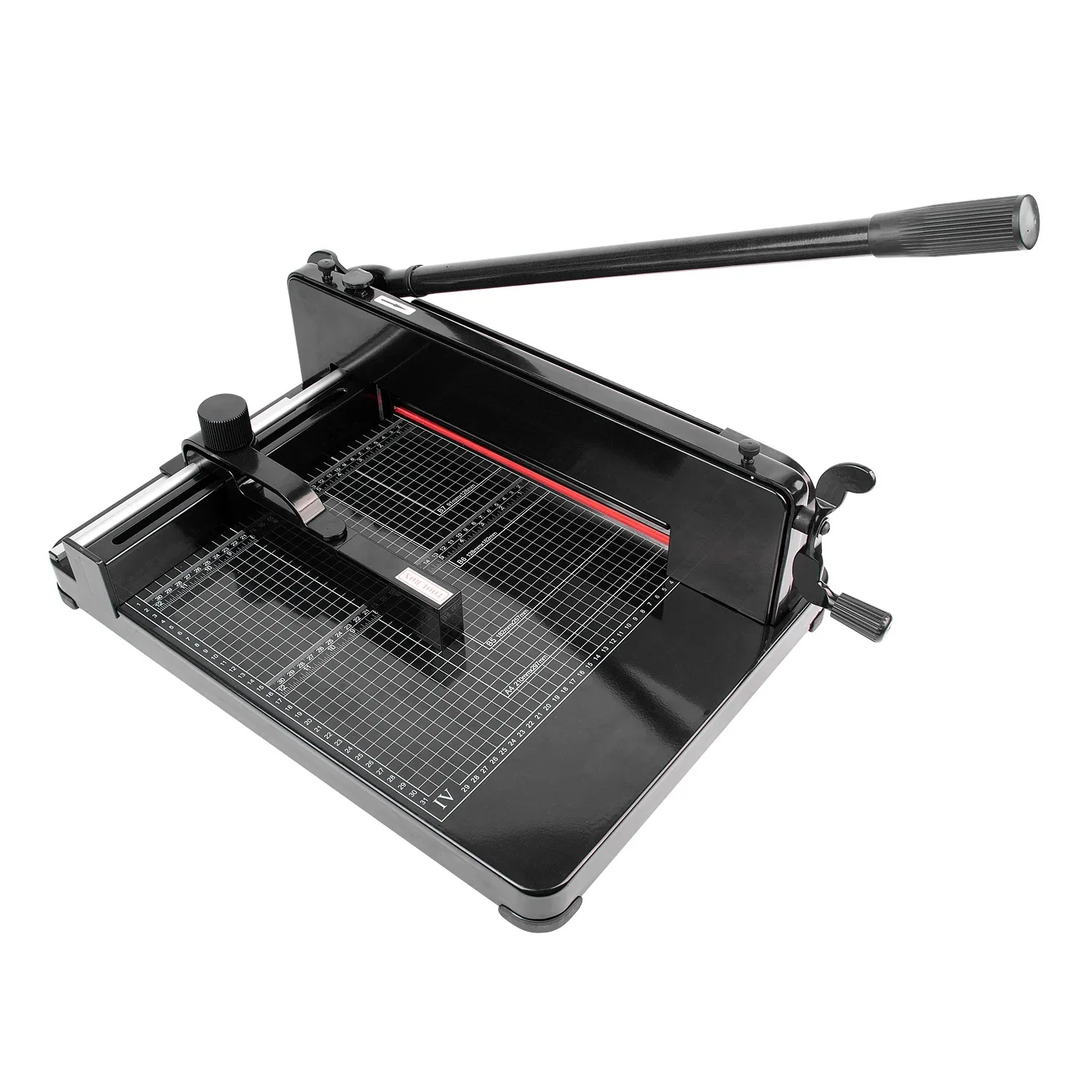 High-efficiency 858A3 Paper Trimmer Heavy Duty Steel Guillotine Paper Cutter White, Black YG-858-A3