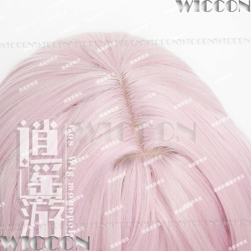 Citlali Hair Game Genshin Impact Cosplay Prop Long Wig Braid Pink-Purple Gradient 80cm Women Girl Holloween Roleplay Customized