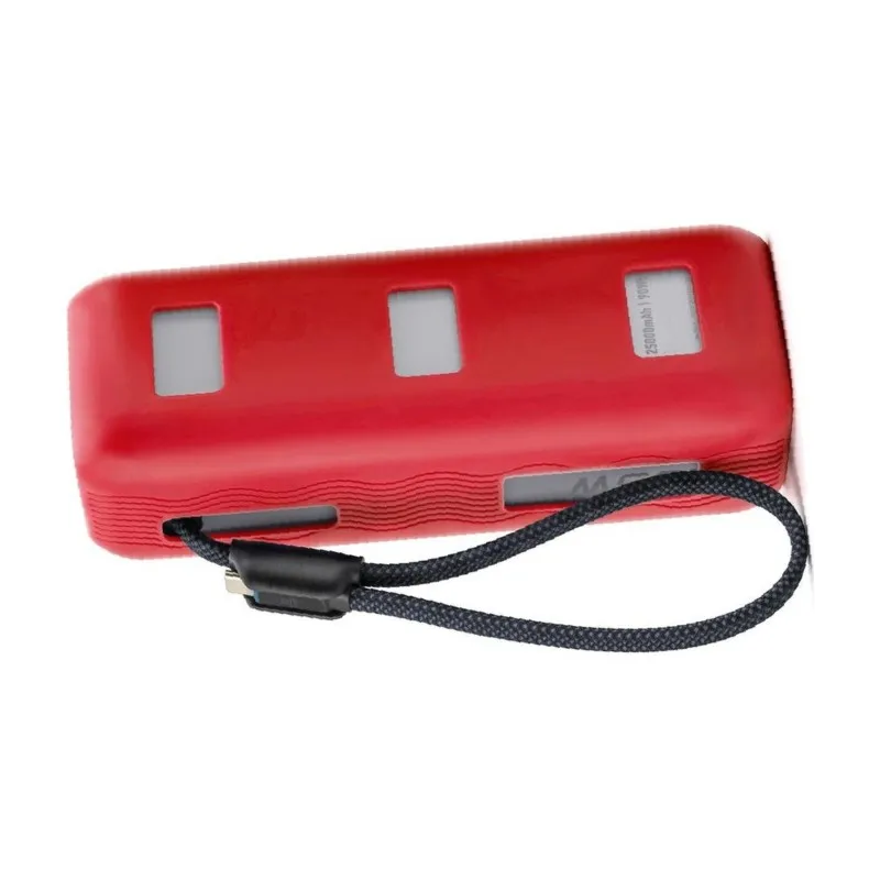 Suitable Protective Case for 165W Portable Charger-Shock- Dust-Proof and Heat-Dissipating Silicone Case Red