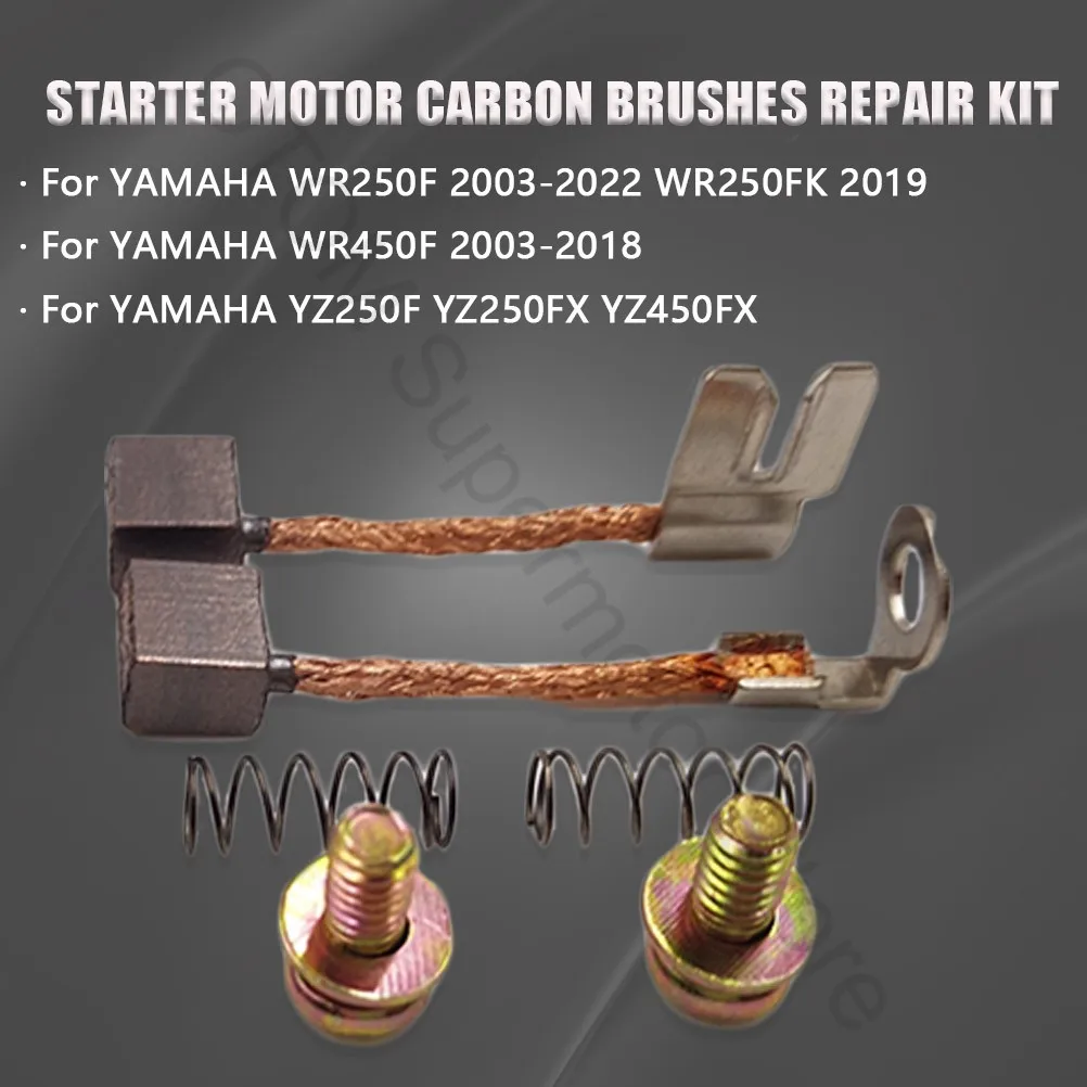 2003-2022 Für YAMAHA Motorrad Anlasser Kohlebürsten-Reparatur-Set YZ250F YZ250FX YZ450FX WR250F WR250FK WR450F