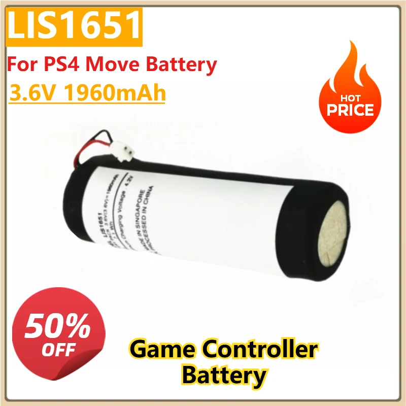 

PS Move New Handle LIS1651 3.6V 1960mAh High Capacity Suitable for PS4 Move Battery