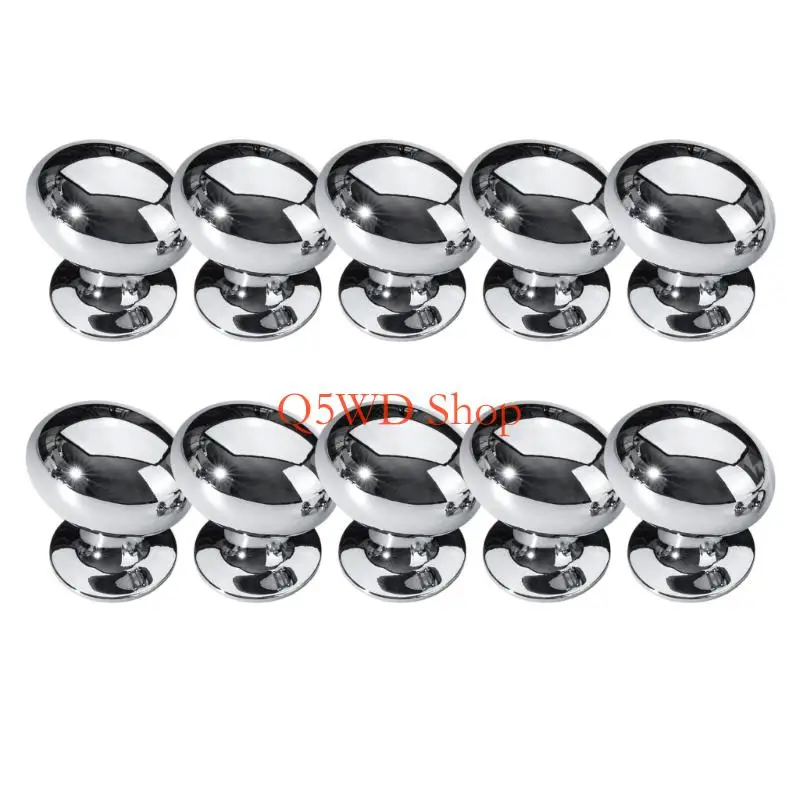 Q5WD Contemporary Oval Cupboard Handles Featuring Aluminum Construction Drawer Knobs Quick Fixing for Enhances Home
