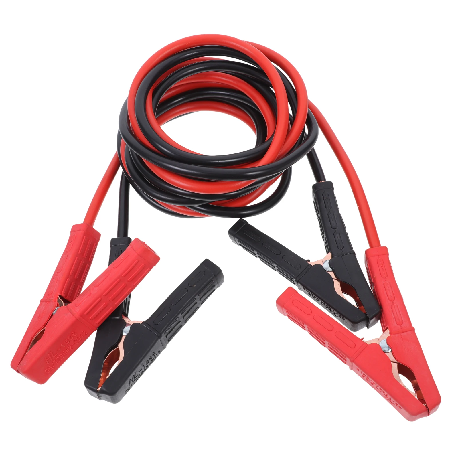 

2pcs Heavy Duty Jumper Clamps Automotive Booster Emergency Portable Car Long Pure Copper Cables For