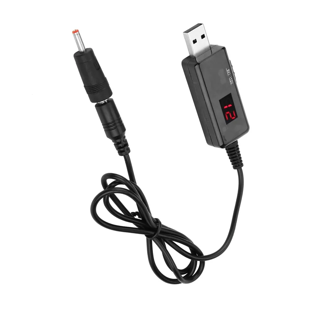 Input DC5V DC Boost Converter Output 9V 12V USB To DC 5.5mm 3.5mm Step Up Adapter Adjustable Voltage Step Up Design