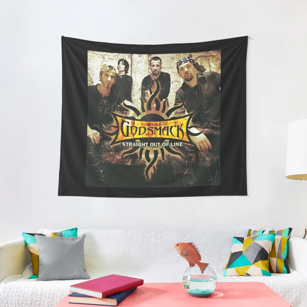 Godsmack straight out of line Tapestry Cute Room Decor Korean Room Decor Decoration Aesthetic Tapestry