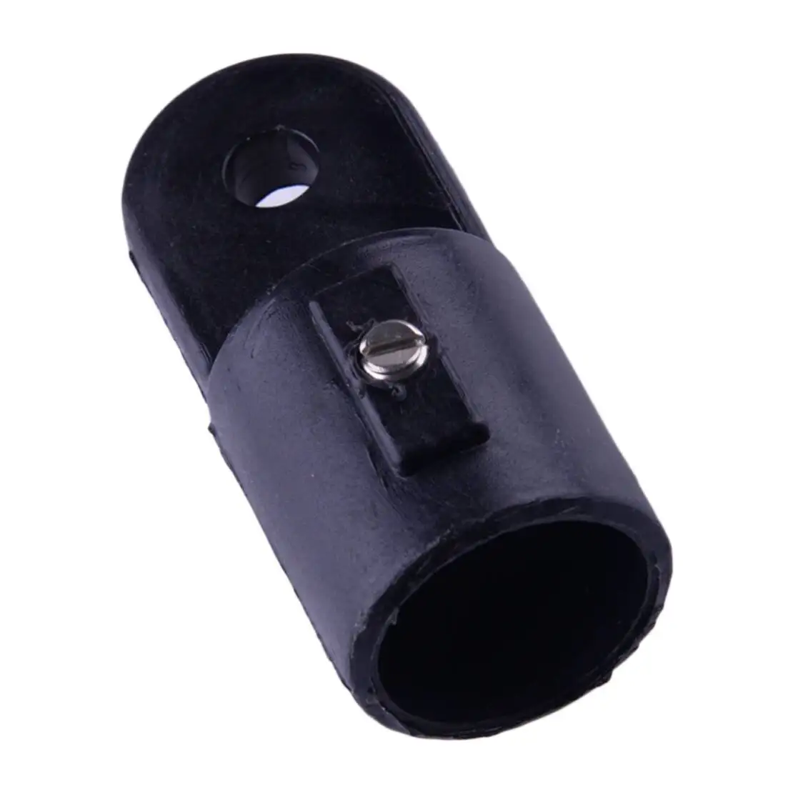 Marine Boat Nylon Eye End Jaw Slide Deck Hinge Fittings Set Nylon Fit untuk 1 "3 Bow Bimini Top hitam