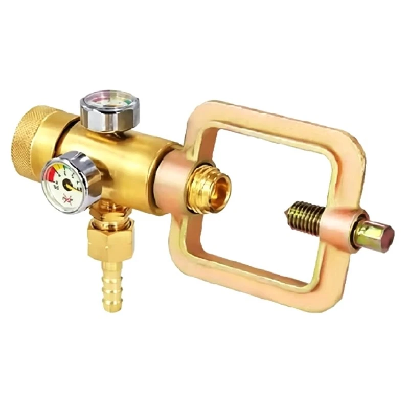 [NEWA76K!】 Pressure Gauge Propane Acetylene Meter Energy-Saving Meter Energy-Saving Meter