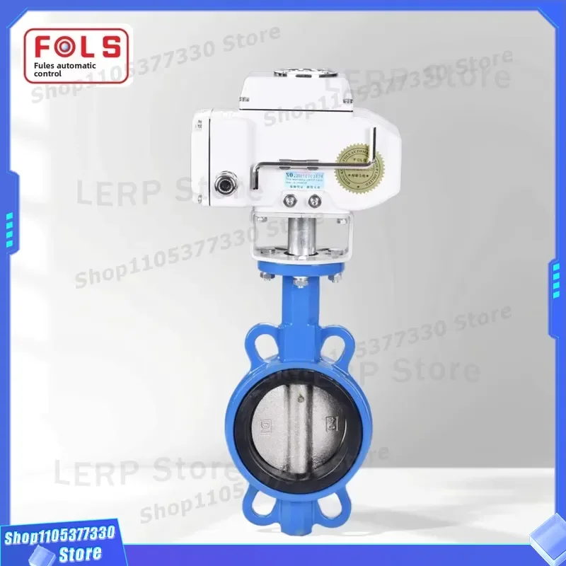 FLD971X-16 Electric Control Butterfly Valve Cast Iron Soft Seal Corrosion Resistant Non Eccentric Disc Check Valve for