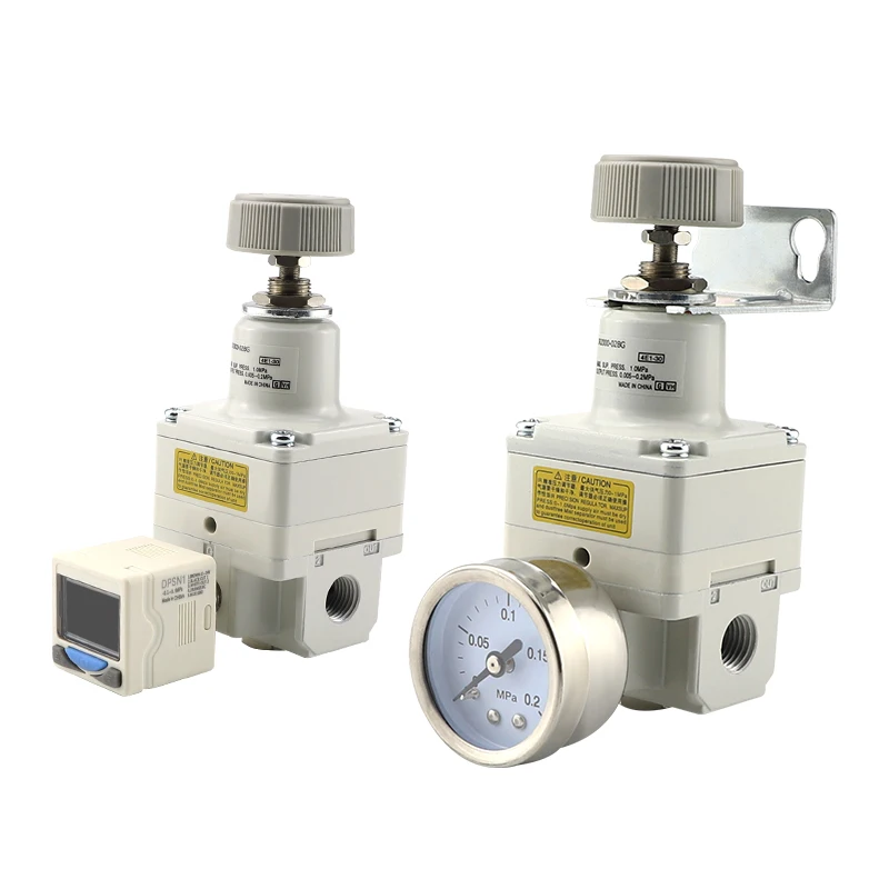 Precision Air Regulator IR2000/2010/2020-02BG Adjustable Pneumatic Pressure Reducing Valve for Pneumatic Control Systems