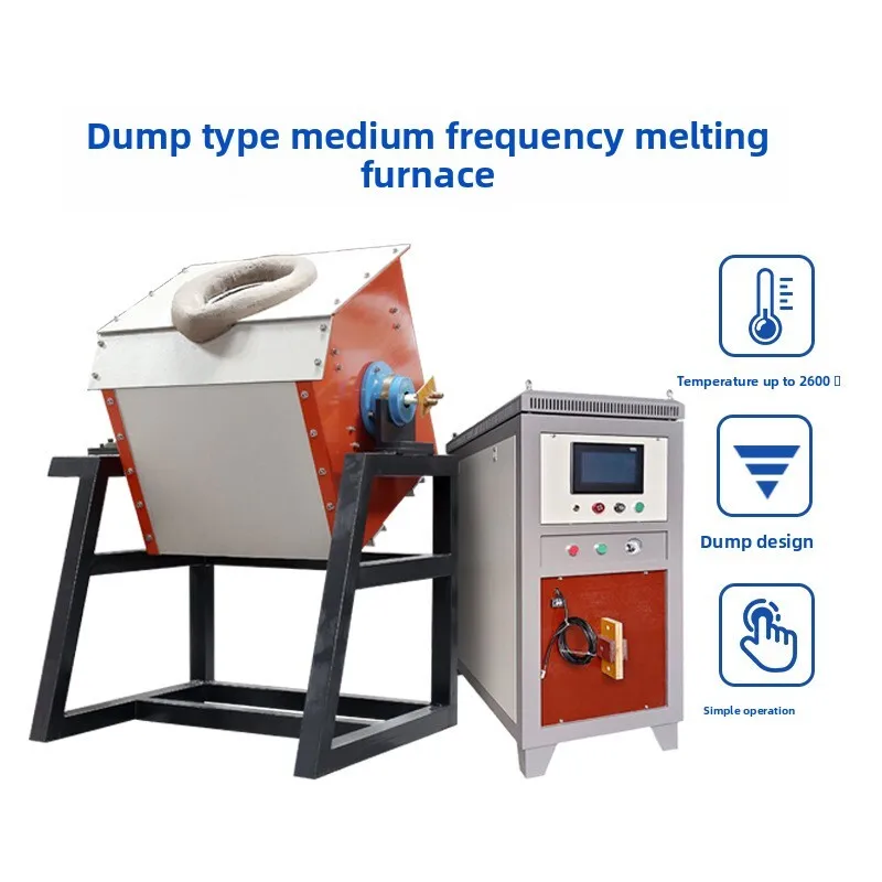 

Mdium Induction Equipmnt Small Automatic Prcious Mtal Smlting Furnac High Frquncy Hating