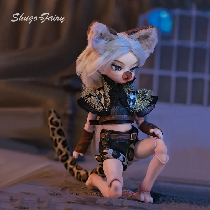 ShugaFairy Monster Bjd Doll 1/6 Blythe Reborn OB11 Circus Troup Trainer Beast Wysokiej jakości lalki z przegubami kulowymi Anime