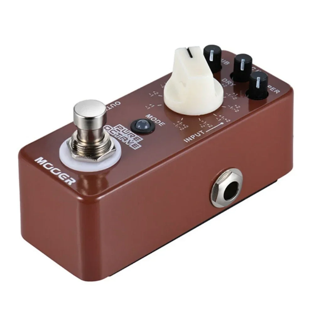 Mooer MOC1 Pure Octave 11 modos Octave True Bypass carcasa totalmente de Metal accesorios de guitarra Pedal de efecto de guitarra