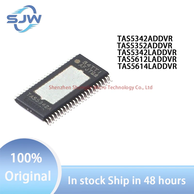 TAS5342ADDVR TAS5352ADDVR TAS5342LADDVR TAS5612LADDVR TAS5614LADDVR encapsulation HTSSOP44 Audio power amplifier chip