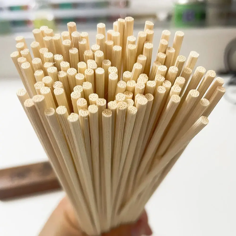 500PCS 5MM x L30/25/20CM Premium Rattan Reed Diffuser Replacement Refill Sticks Aromatic Sticks For Home Wedding Fragrance Deco