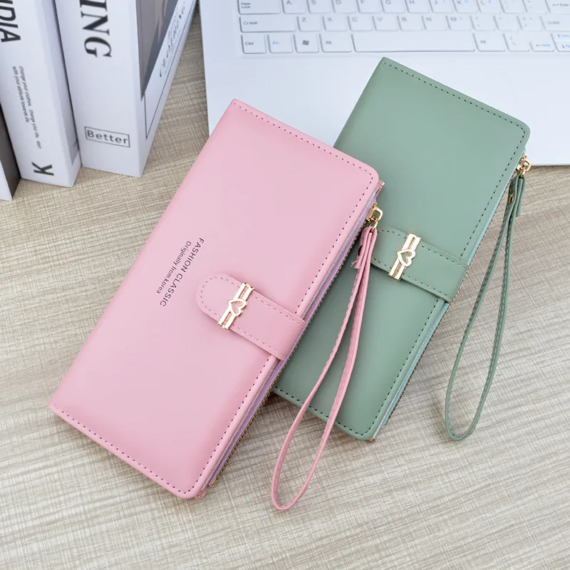 

Women's Long Wallet Organ Passport Bag Woman's Purse Single Shoulder Bag Diagonal Bag Horizontal Wallet Female Mobile Phone Bag