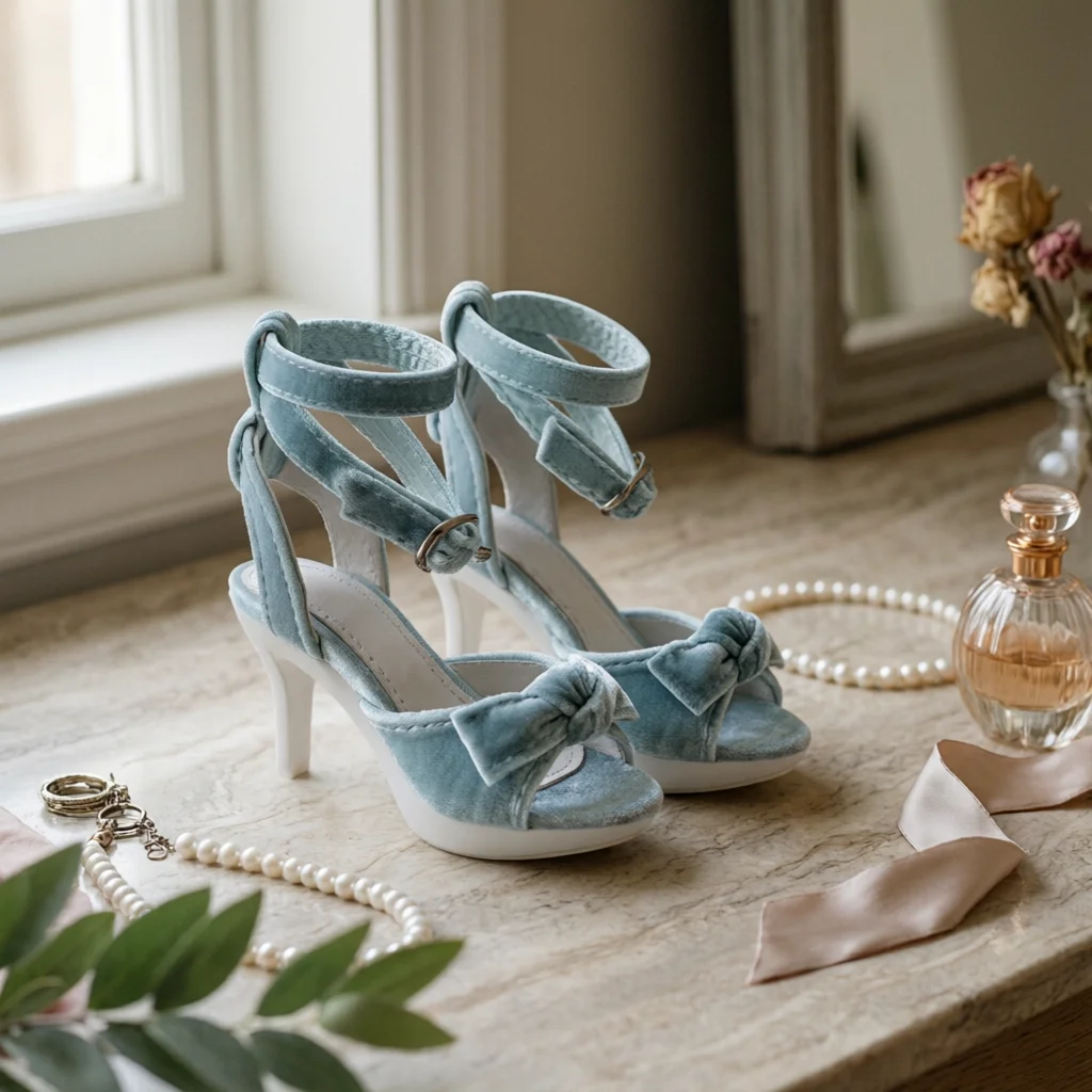 1/4 BJD Doll High Heels Elegant Design SD Doll Shoes Pointed Toe High Heels Pu Leather Lace-Up