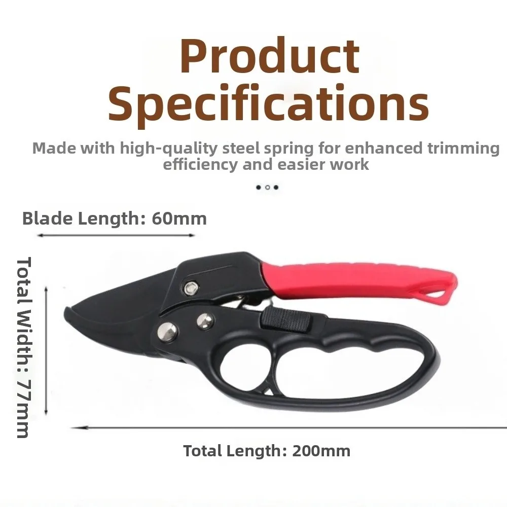 New SK5 Alloy Steel Pruning Shears Quick Cuts Ergonomic Design Garden Tools Anti-slip Handle Fruit Harvesting Tools Garden Use