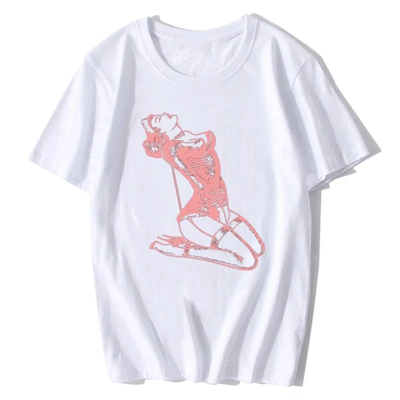 Rockabilly Goddess Pin Up Girl T Shirt Harajuku Graphic Tshirts Tops Homme Pure Cotton Anime Tshirt Hip Hop Tees Streetwear