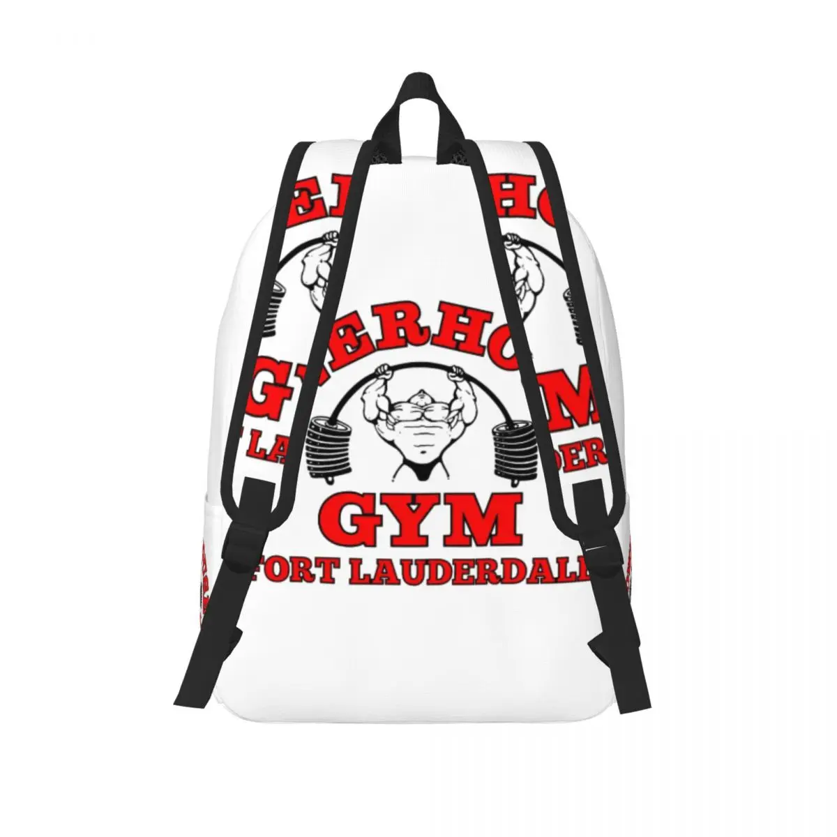 Powerhouse Gym Laptop Backpack Men Women Fashion Bookbag for College School Student Fitness Building Muscle Bag