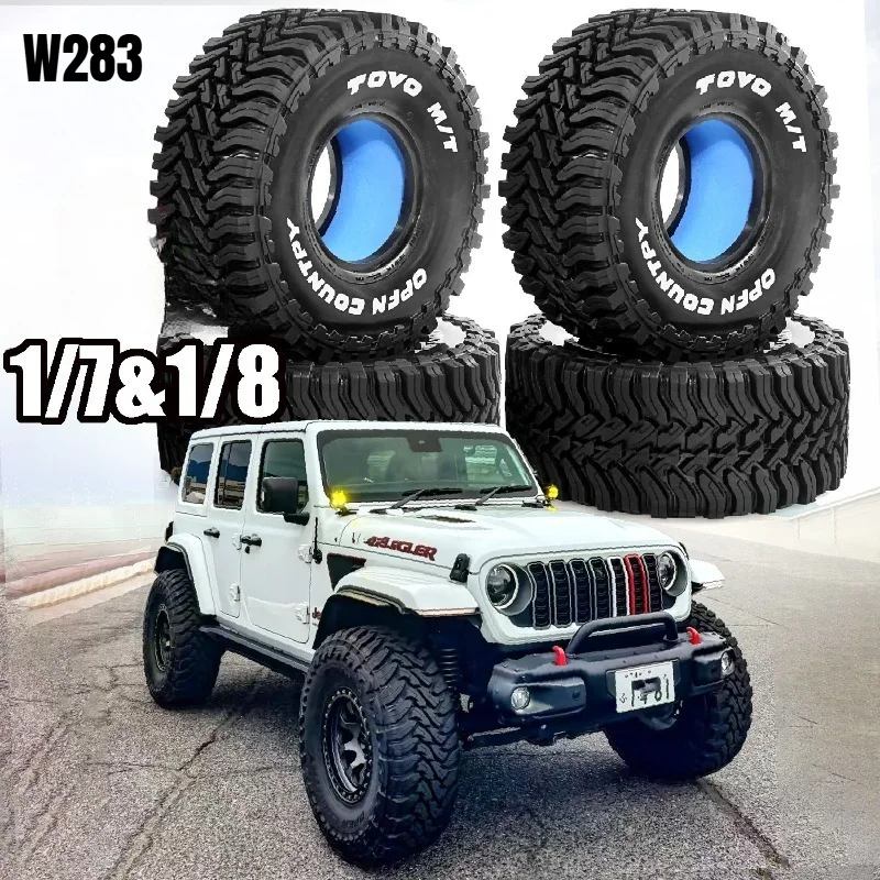 2.2 Inch RC Crawler Tires for 1/7 1/8 RC Car MK07 Yikong MJX CROSSRC Universal Off-Road Tyres