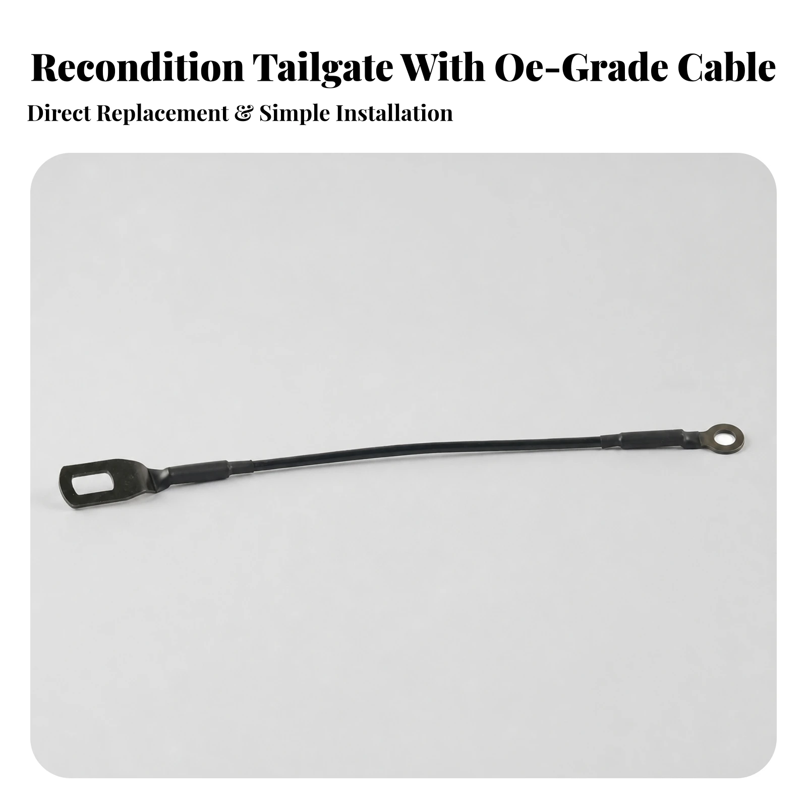 Tailgate Release Cable Exact Fit Tailgate Latch Cable Seamless High Strength