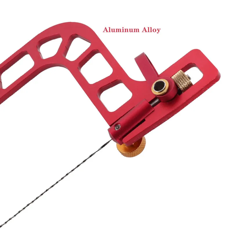 Coping Saw Aluminum Alloy Frame Fret Saw with Diamond Wire Jigsaws for Jade Stone Ceramic Glass Wood Metal Accurate Cutting